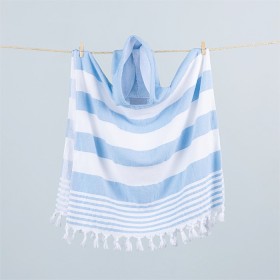 Cove-St-Tropez-Kids-Beach-Poncho-Blue on sale