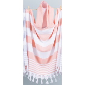 Cove-St-Tropez-Kids-Beach-Poncho-Orange on sale