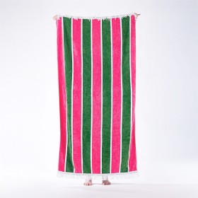 Seaside-Supplies-Double-Jacquard-Velour-Beach-Towel-Stripe-100x180cm on sale