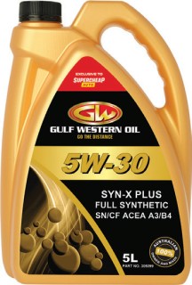 Gulf+Western+SYN-X+PLUS+5W-30+5L+Engine+Oil
