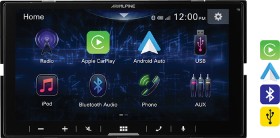 NEW-Alpine-7-Display-Audio-Receiver-with-Wireless-Apple-CarPlay-Android-Auto on sale