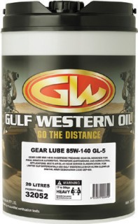 Gulf-Western-GEAR-OIL-85W-140-20L-FLUID on sale