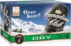 Canadian+Club+Premium+%26amp%3B+Dry+7%25+12+x+250mL+Cans