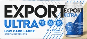 Export+Ultra+Low+Carb+12+x+330mL+Cans