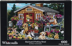 Whitcoulls-Backyard-Potting-Shed-1000-Piece-Puzzle on sale