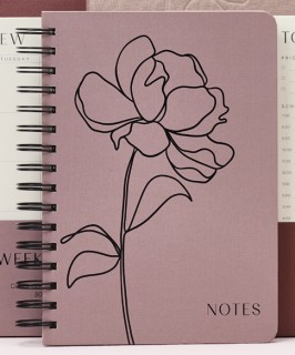 Noted-Rosa-A5-Wire-Bound-Notebook on sale