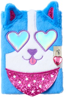 WHSmith+Cutie+Paws+A6+Lockable+Notebook