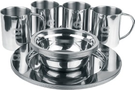Snatch-Stainless-Steel-Camp-Crockery-Set on sale