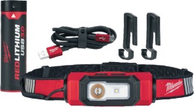 Milwaukee-REDLITHIUM-USB-Rechargeable-Beacon-Hard-Hat-Light-30Ah-Kit on sale