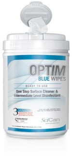 Scican-Optim-Blue-Cleaning-Disinfecting-Wipes-Tub-of-160 on sale