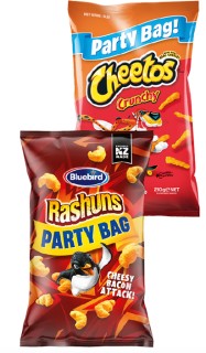 Bluebird-Rashuns-or-Cheetos-190-210g on sale