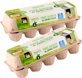 macro+Free+Range+Eggs+Size+8+10+Pack