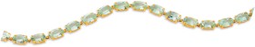 9ct+Green+Amethyst+Bracelet