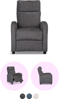 Elvio-Recliner-Grey on sale