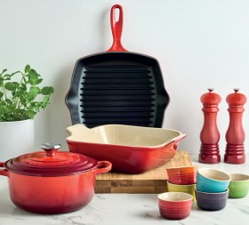 Le-Creuset-Cerise on sale