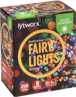 Lytworx+12.4m+Solar+LED+Fairy+Lights