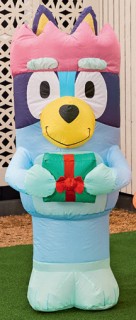 1.52m+Bluey+With+Present+Inflatable