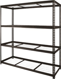 Pinnacle+4+Tier+Heavy+Duty+Shelving+Unit