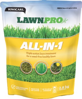 Kiwicare+2.8kg+%26lsquo%3BLawnPro%26lsquo%3B+All-In-1+Triple+Action+Lawn+Treatment