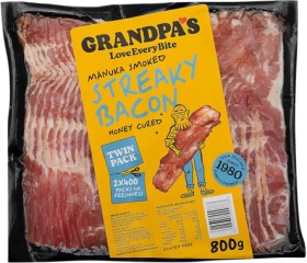 Grandpas-Streaky-Bacon-800g on sale