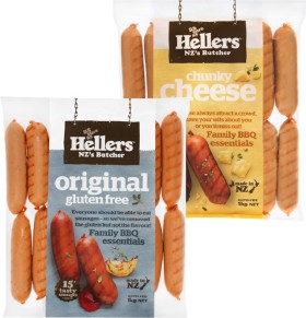 Hellers-Precooked-Sausages-1kg on sale