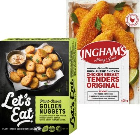 Inghams-Chicken-Tenders-Kyivs-350-400g-or-Lets-Eat-400g on sale