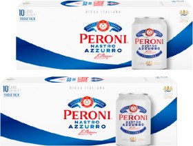 Peroni-Nastro-Azzurro-Cans-10-Pack on sale