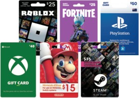 Gaming-Gift-Cards on sale