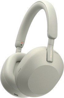 Sony+WH-1000X+M5+Advanced+Noise+Cancelling+Wireless+Headphones+-+Silver