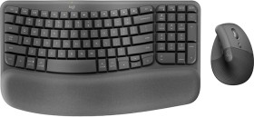 Logitech+Wave+Keys+Ergonomic+Keyboard+%2B+Lift+Mouse+combo