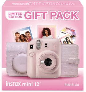 Fujifilm-Instax-Mini-12-Xmas-Gift-Pack-25-Pink on sale