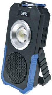 OEX-Rechargeable-LED-Floodlight-with-Speaker on sale