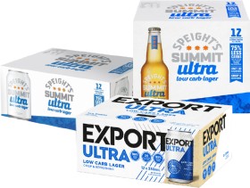 Speight%26rsquo%3Bs+Summit+Ultra+Low+Carb+12+x+330ml+Bottles%2FCans+or+Export+Ultra+Low+Carb+12+x+330ml+Cans