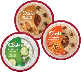 Obela-Garnished-Dips-220g on sale