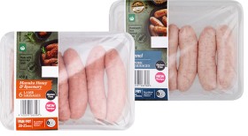Woolworths-Lamb-Rosemary-Pork-Fennel-or-Angus-Beef-Sausages-6-Pack on sale