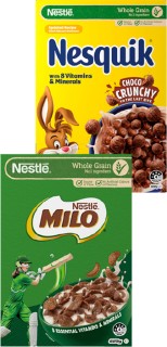 Nestl-Milo-Cereal-535620g-or-Nesquik-600g on sale