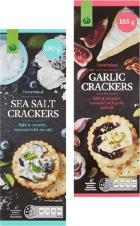 Woolworths-Crackers-170-185g on sale