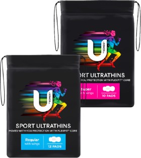 U+By+Kotex+Sport+Ultrathin+Pads+10-12+Pack