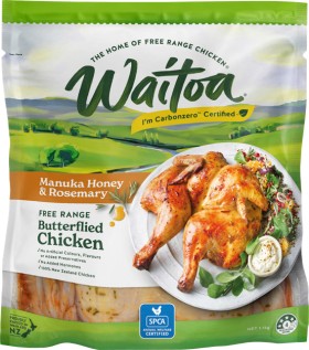 Waitoa+Free+Range+Butterflied+Chicken+1.1kg+Honey+Rosemary+or+The+Chicken+Rub