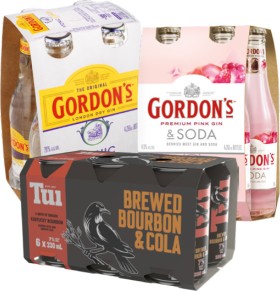 Gordon%26rsquo%3Bs+Gin+%26amp%3B+Tonic+7%25%2C+Gordon%26rsquo%3Bs+Premium+Pink+Gin+%26amp%3B+Soda+4%25+4+x+250ml+Bottles+or+Tui+Bourbon+%26amp%3B+Cola+7%25+6+x+330ml+Cans