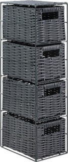 4+Drawer+Woven+Storage+Box+Set
