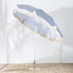 Outsidings-Patio-Stripe-Umbrella-Navy on sale