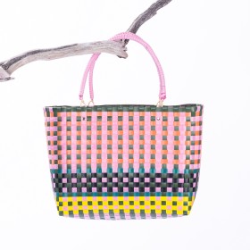Marlo-Sara-Woven-Beach-Bag-Light-Pink on sale
