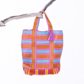 Marlo-Apollo-Beach-Bag-BlueOrange on sale