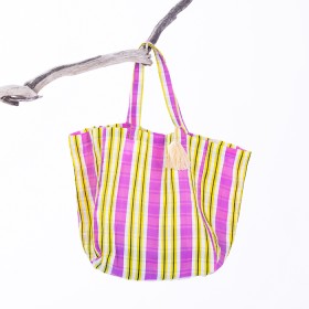 Marlo+Apollo+Beach+Bag+-+Yellow%2FPink
