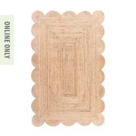 Scallop+Jute+Rug
