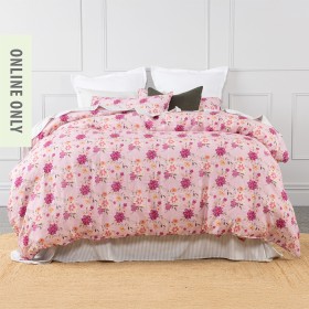 Amparo-100-French-Flax-Linen-Printed-Bedding-Duvet-Cover-Set-Madilyn on sale