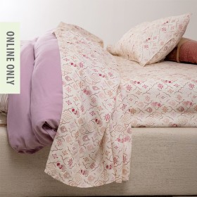 Amparo+Veronica+100%25+Linen+Flat+Sheet