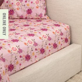 Amparo+Madilyn+100%25+Linen+Fitted+Sheet+Set
