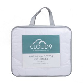 Cloud+9+200gsm+100%25+Cotton+Duvet+Inner